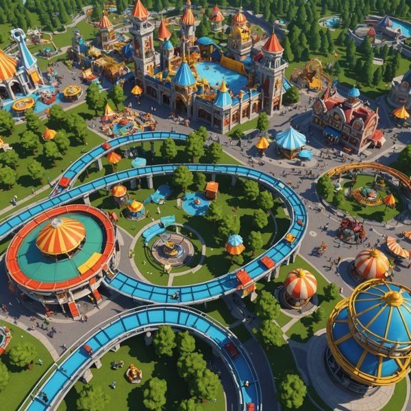 Comment un jeu de gestion de parc d'attractions peut-il intégrer des éléments de gestion de crise?